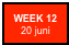 WEEK 12 20 juni